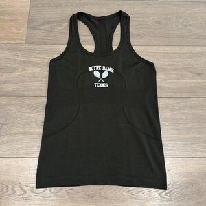 LULULEMON Olive Green Notre Dame Tennis Swiftly Tech Racerback Tank Top Size‎ 6